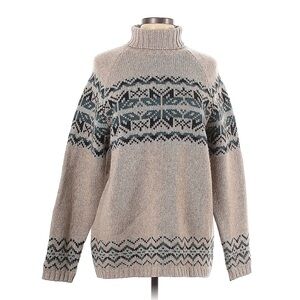 Emanuel Ungaro Knit Patterned Turtleneck Sweater